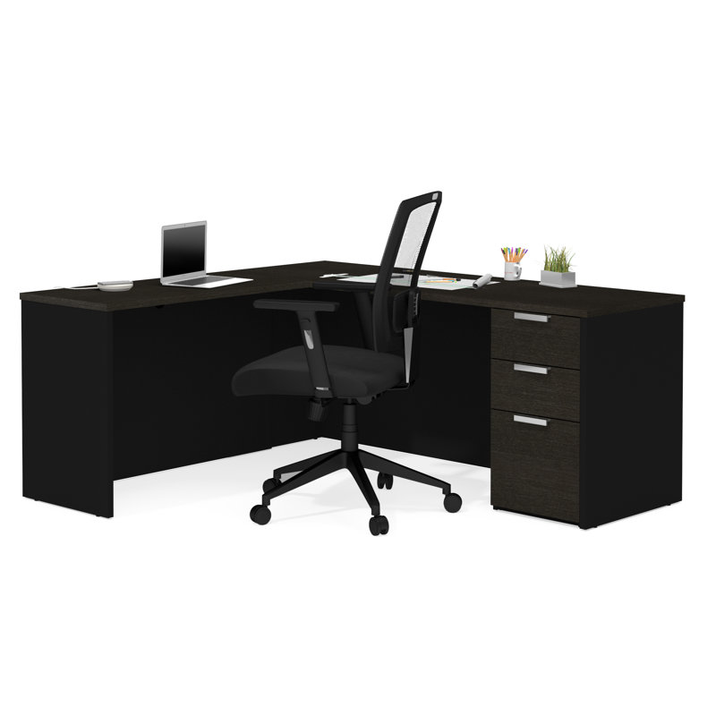 Comm Office Kadian Reversible LShape Corner Desk & Reviews Wayfair